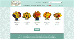 Desktop Screenshot of nicholasvillefloristky.com